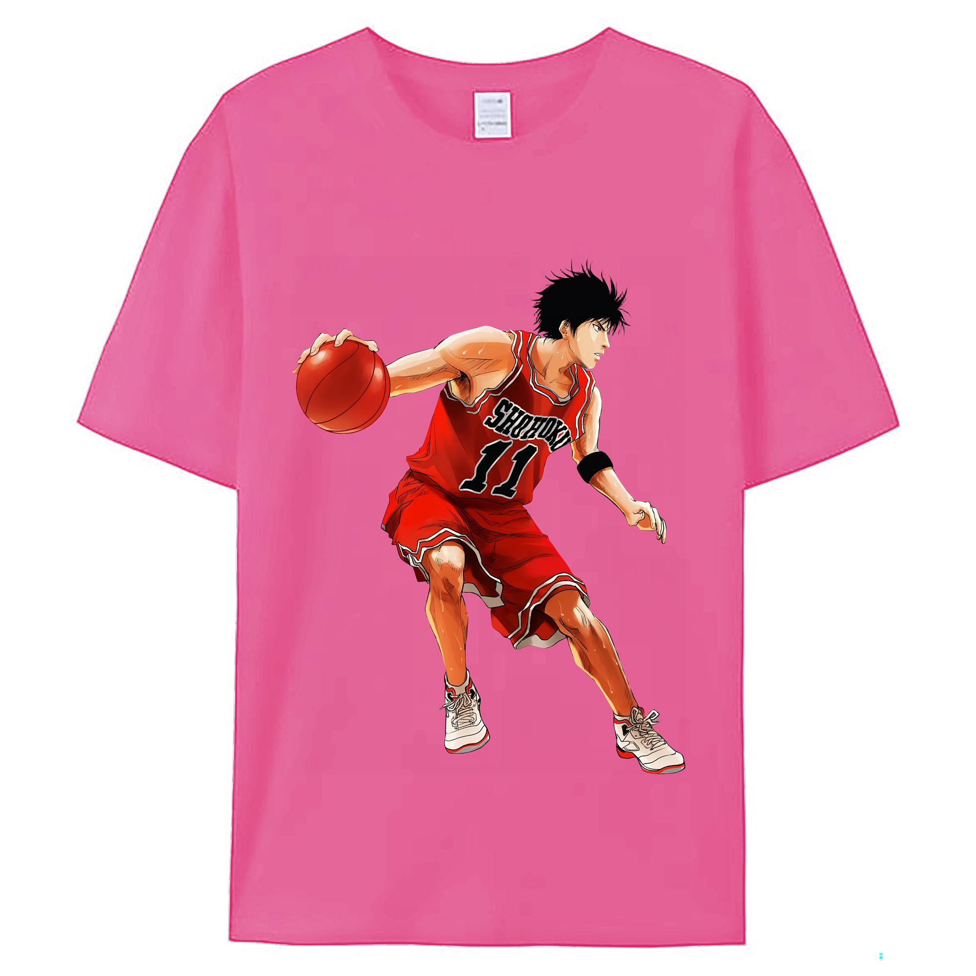（画像用） SLAM DUNK／スラムダンク レディースカジュアルプリントTシャツ（綿100％）